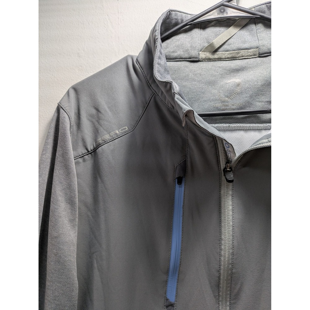 Zero Restriction Gray Full Zip Lightweight Jacket… - image 7